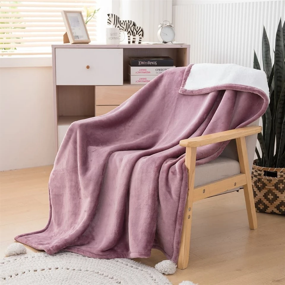 Solid Color Flannel Blanket high quality Solid Color Flannel Blanket high quality
